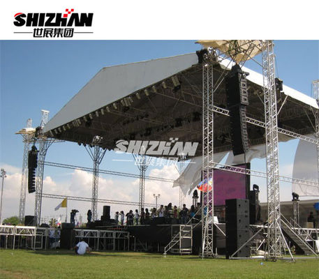 Outdoor 300mm Stage Aluminum Truss Display Systems 0.5m Unit Length