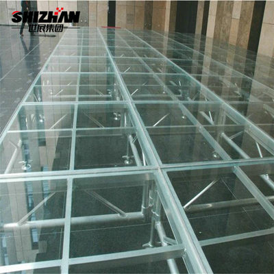 Easy Install Wedding Glass Stage Acrylic Wedding Assembly Fashion Show Catwalk