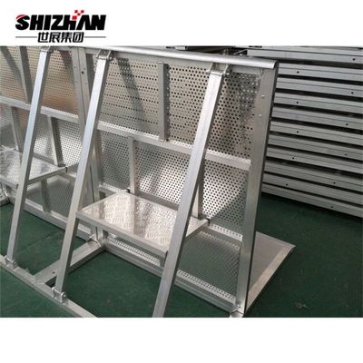 Outdoor Event Concert Crowd Control Barriers ISO TUV Certified 1.5m