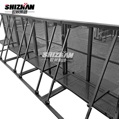 Concert Metal Crowd Control Barrier Anti Slip 1x1.2x1.2m