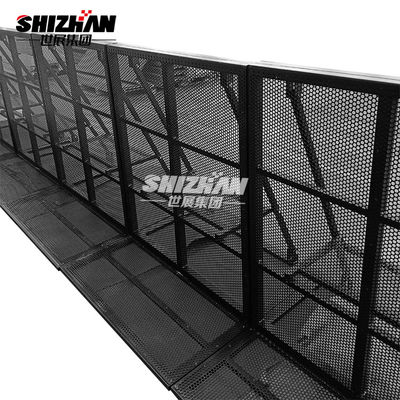 Steel Q235 Concert Mojo Crowd Control Barricade Folding