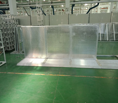 Concert Mojo Event Folding Aluminum Crowd Control Barrier 2mm Mesh
