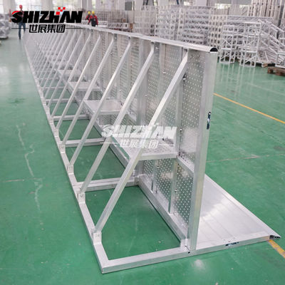 Concert Mojo Event Folding Aluminum Crowd Control Barrier 2mm Mesh