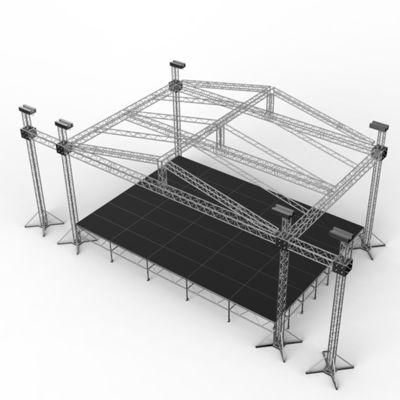 Aluminum Alloy Modular Stage Truss System for Concerts and Events